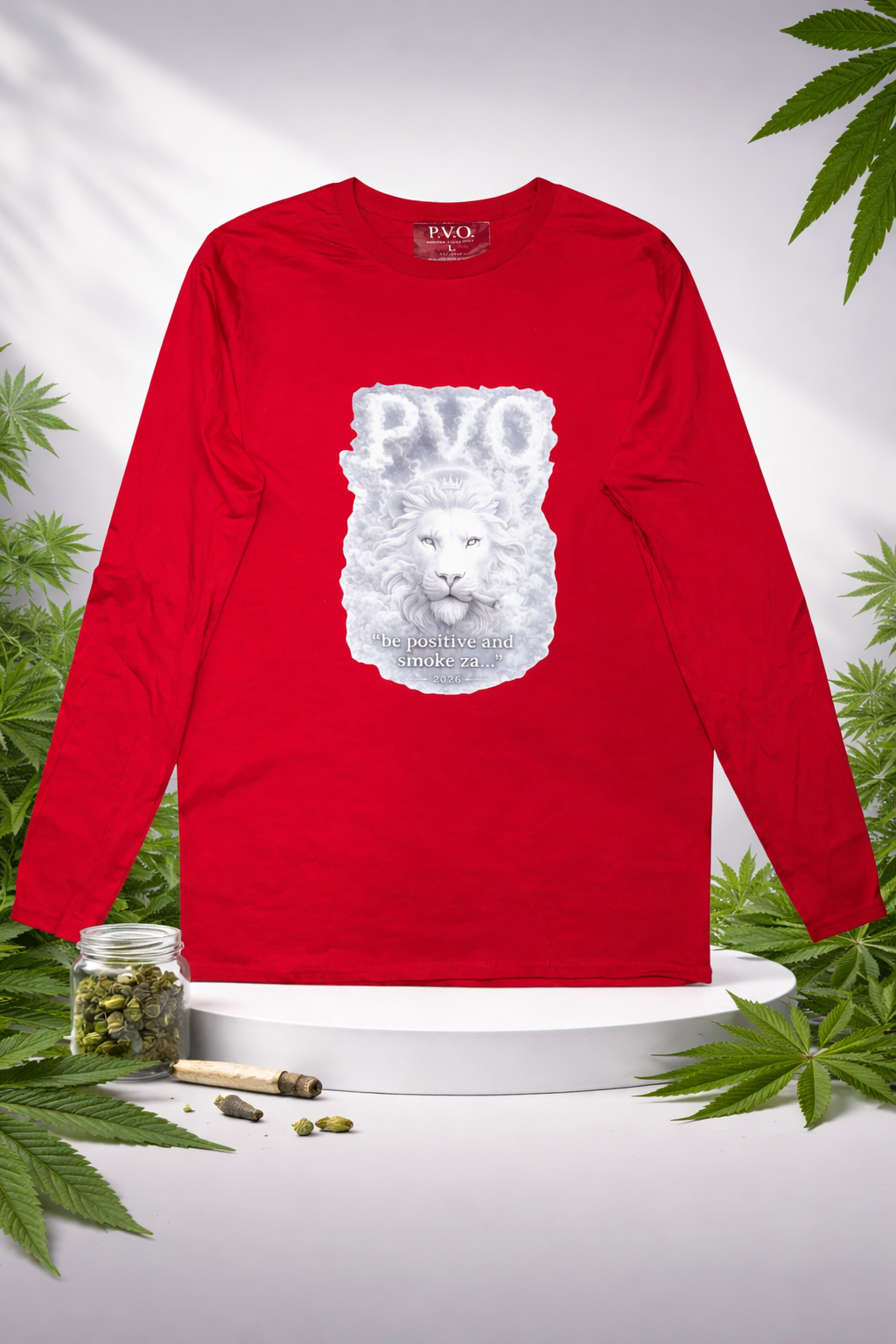 P.V.O Smoked Out Lion Long Sleeve