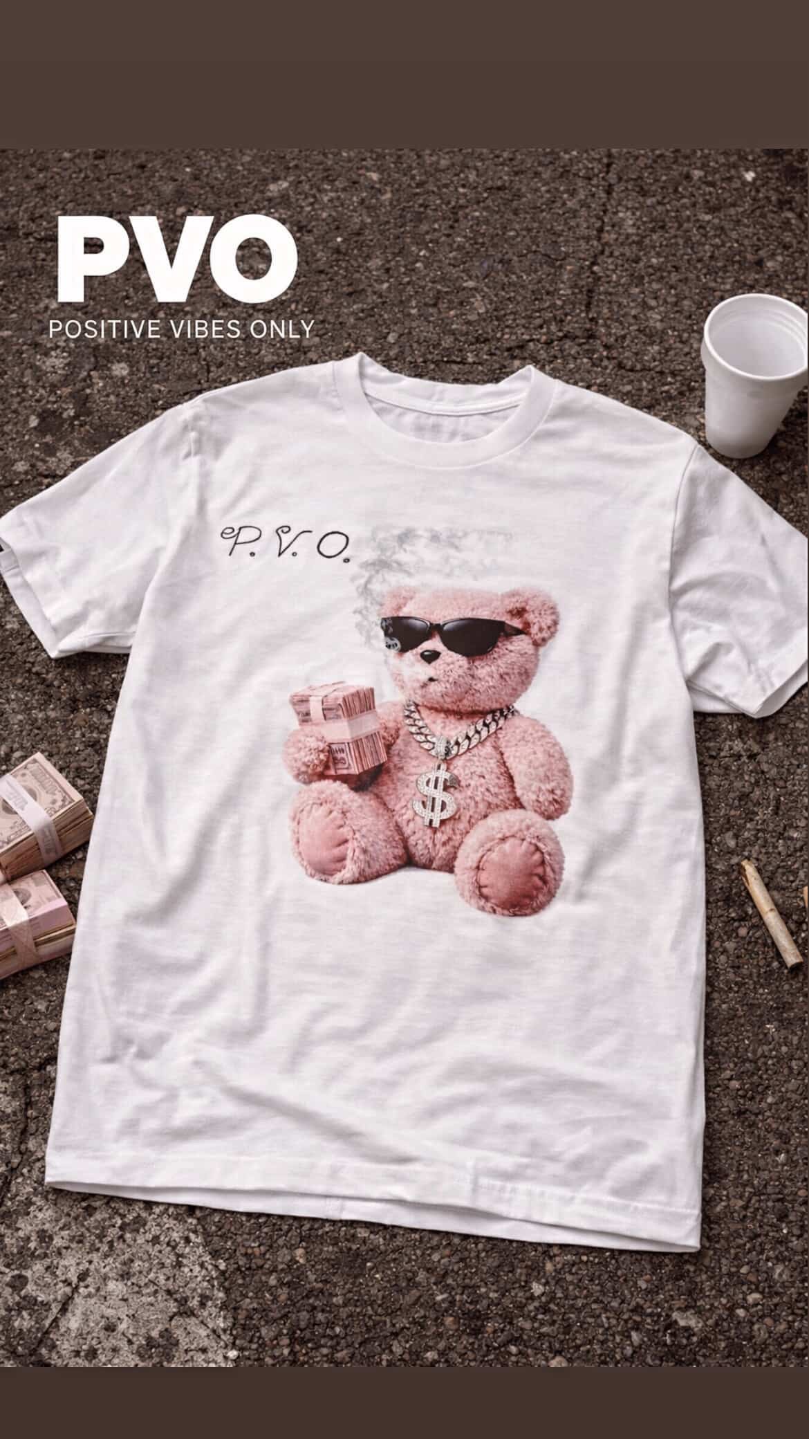 PVO Hustle Bear Tee