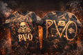 P.V.O Bleached Skull Tee