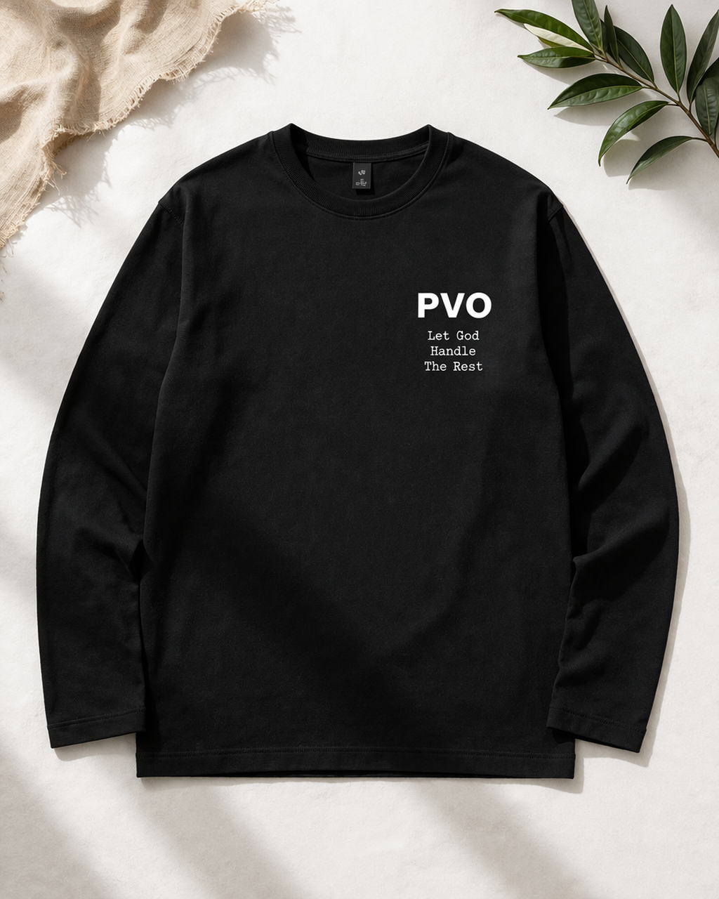 P.V.O Classic Embroidered Sweatshirt